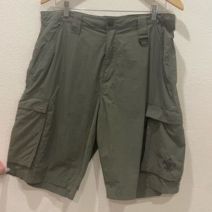Boy Scouts Of America Shorts Green Supplex Nylon Centennial Uniform Adult M
